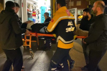 Bursa'da motosikletin çarptığı yaya ve sürücü yaralandı