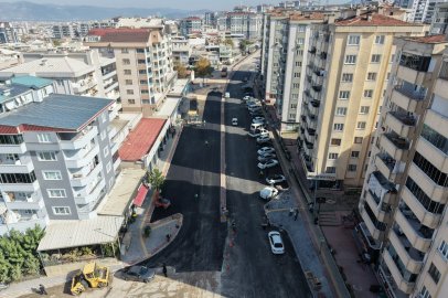 Yıldırım Erdoğan Caddesi'nde asfalt ve çevre düzenlemesi