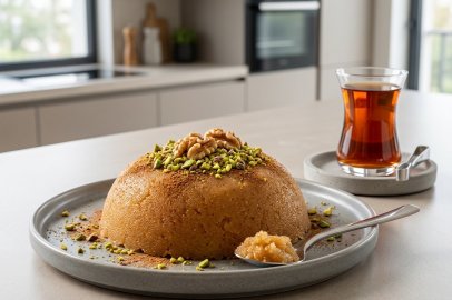 Akşam çayının yanına en pratik tatlı: İrmik helvası