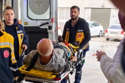 Bakım yaptığı yük asansörü çökünce hastanelik oldu