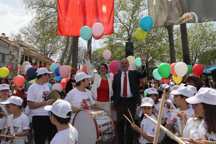 Mudanya'da 23 Nisan heyecanı