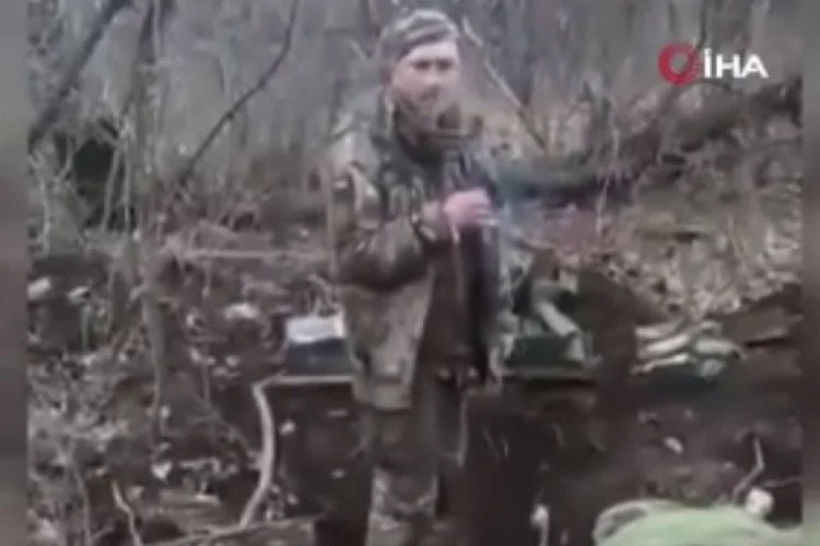 Rus askerleri, silahsız Ukraynalı askeri kurşuna dizdi