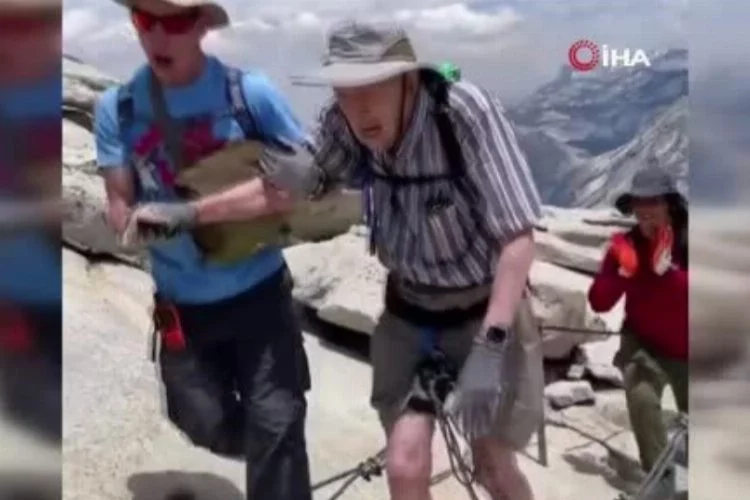 93 yaşındaki ABD'li 8 bin 800 feet yüksekliğindeki tepeye çıktı
