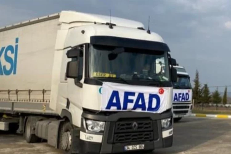 AFAD’ın yardım TIR’ları Ukrayna’ya ulaştı