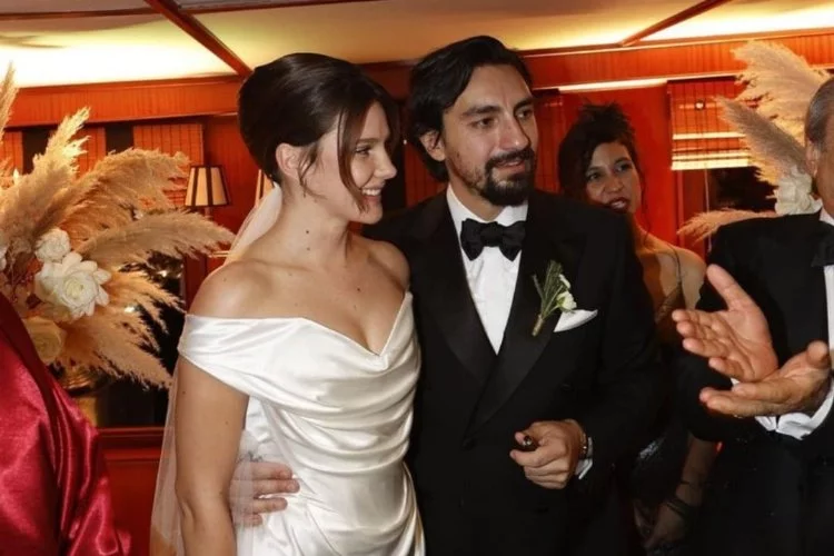 Alina Boz ile Umut Evirgen muhteşem bir düğünle evlendi