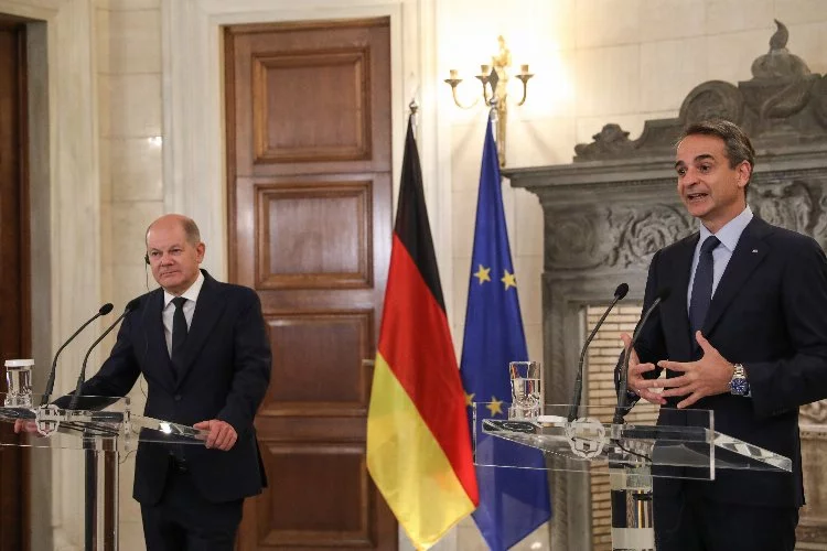 Almanya Başbakanı Scholz’dan Yunanistan'a destek