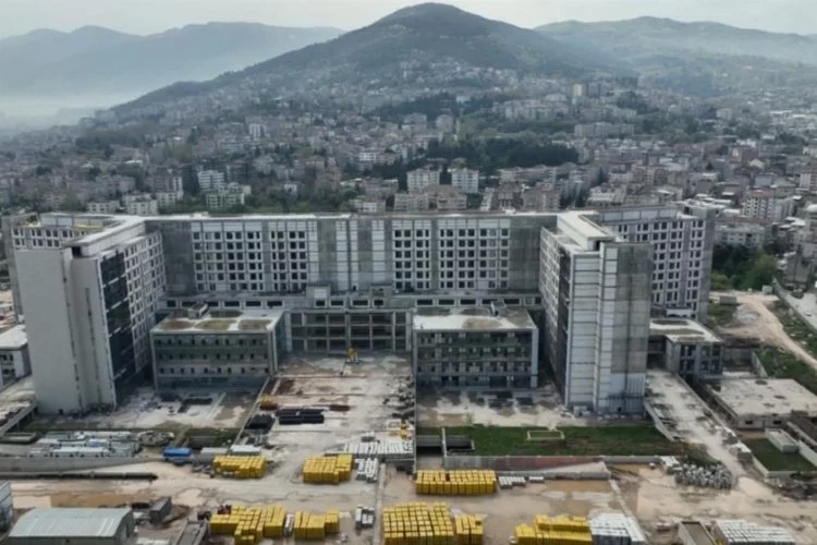Bursa'da dev sağlık kompleksi yükseliyor