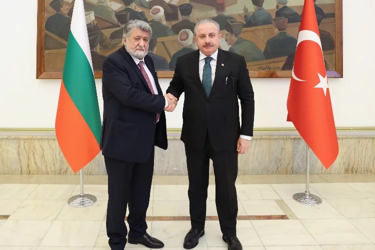 TBMM Başkanı Şentop, Bulgaristanlı mevkidaşı Raşidov ile görüştü