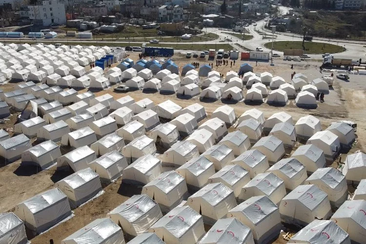 Adıyaman’da 29 bin çadır kuruldu
