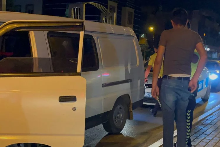 Bursa'da 'dur' ihtarına uymayan sürücü alkollü çıktı