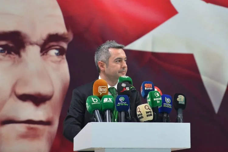 Başkan Banaz: Bursaspor’u kapatmaya gelmedik