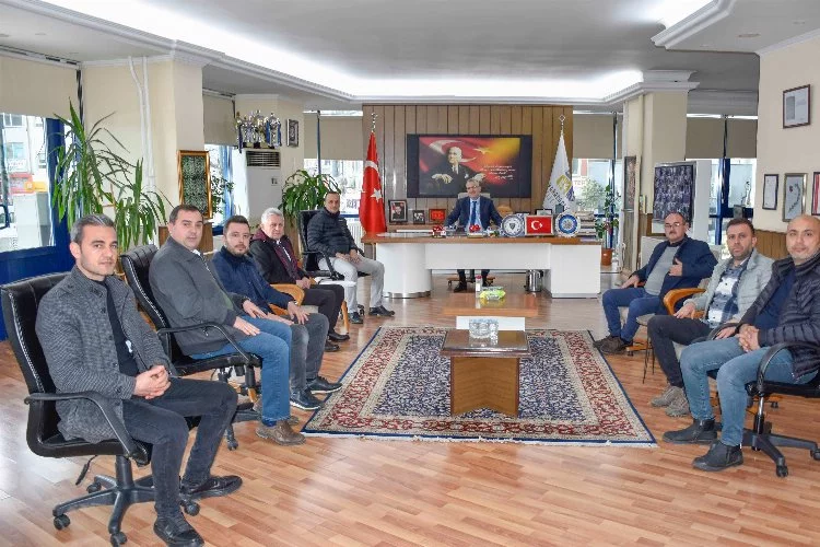 Başkan Özkan’dan Demirci Marangoz ve Benzerleri Odası'nın yeni yönetimine başarı dileği