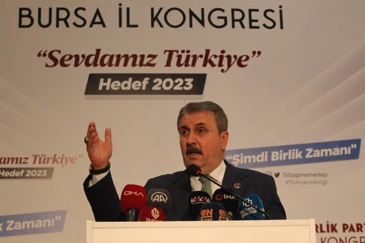 BBP Genel Başkanı Mustafa Destici: '6'lı masada kim doğru söylüyor?'
