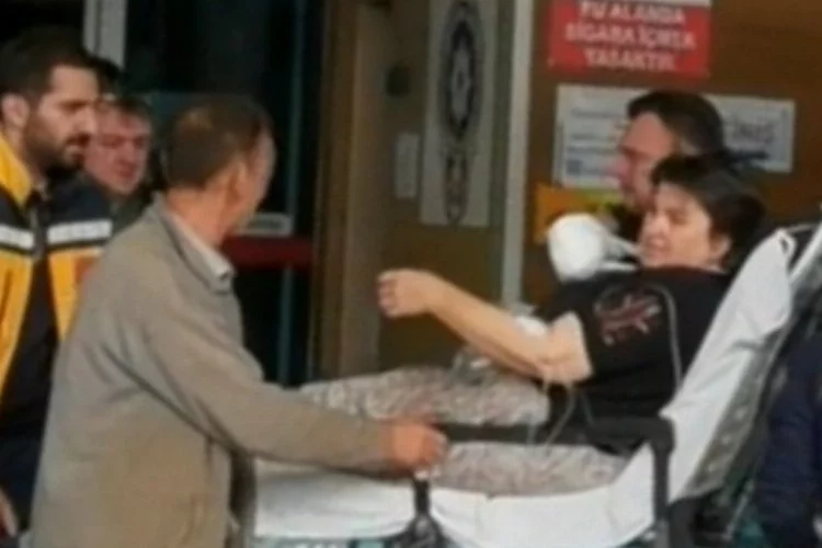 Bursa'da hızarın üzerine düşen kadının kolu koptu