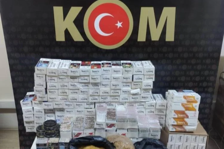  Bursa'da kaçak sigara operasyonu
