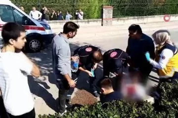 Bursa'da kaza yapan çocuk: Baba seni istiyorum
