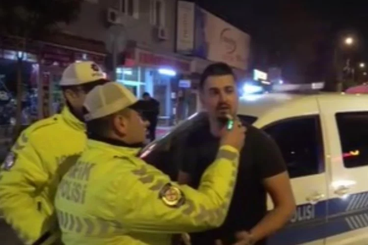 Bursa'da uygulamadan kaçan sürücü: Polisimden neden kaçayım?