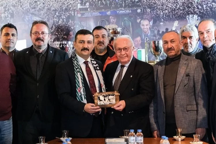 Bursa Milletvekili Selçuk Türkoğlu, Bursaspor’u ziyaret etti