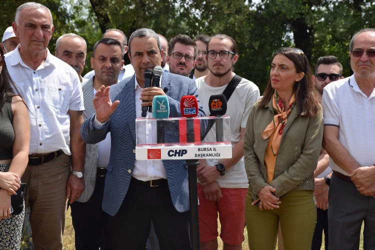 CHP Bursa'dan eski TEKEL Tütün Deposu arazisinin imara açılmasına tepki