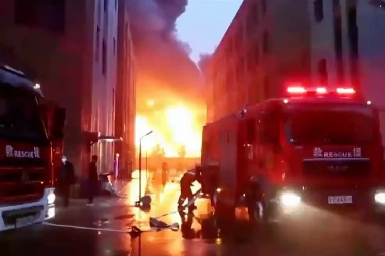 Çin'de fabrika yangını: En az 36 kişi hayatını kaybetti