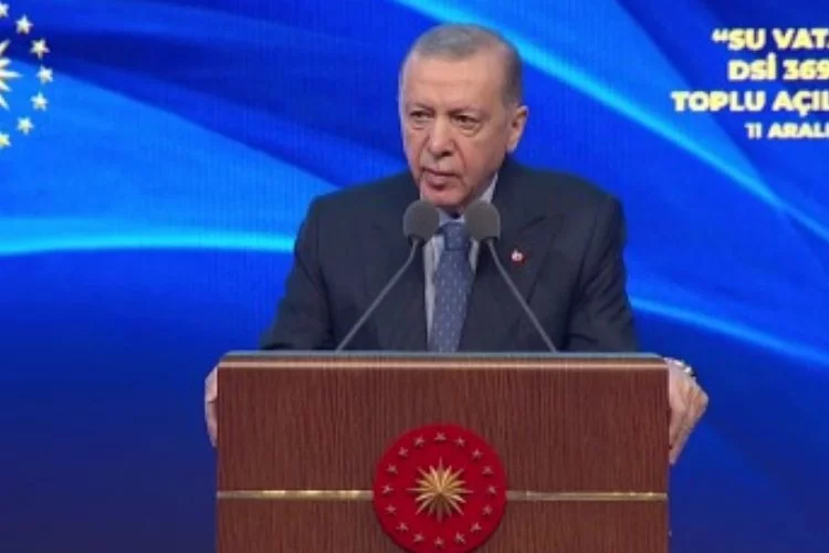Cumhurbaşkanı Erdoğan, 369 tesisin toplu açılış töreninde konuştu