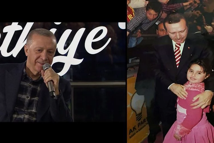 Cumhurbaşkanı Erdoğan’a  21 yıllık fotoğraf sürprizi