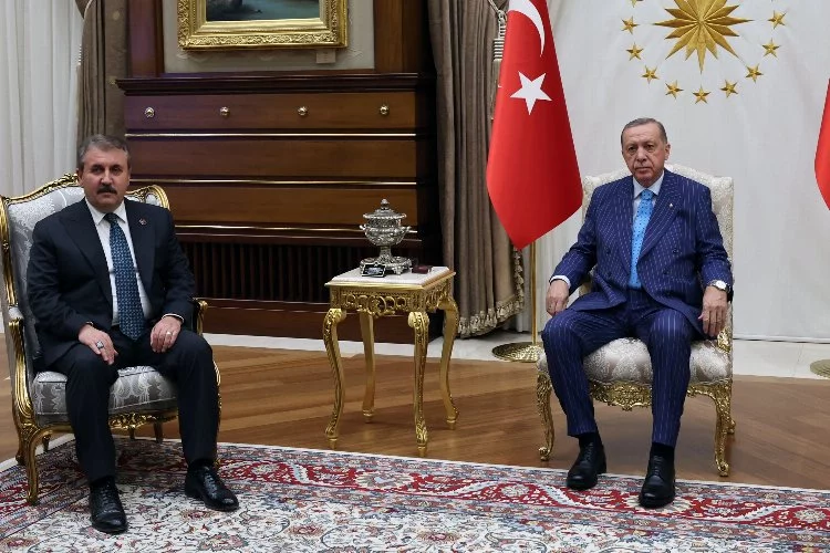 Cumhurbaşkanı Erdoğan, BBP Genel Başkanı Destici ile görüştü