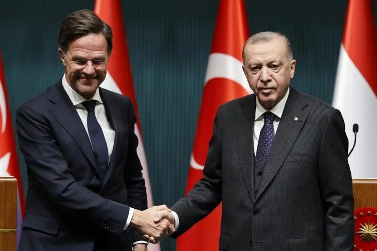 Cumhurbaşkanı Erdoğan, Rutte ile görüştü