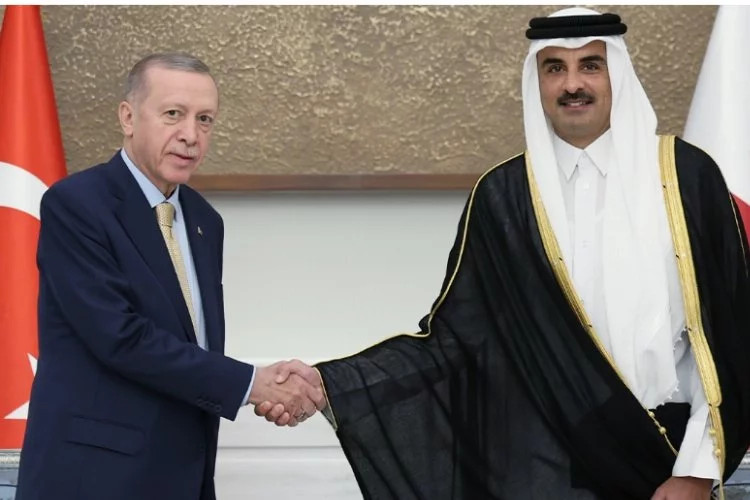 Erdoğan ile Katar Emiri Al Thani Gazze’de ateşkes ve kalıcı barış çabalarını ele aldı