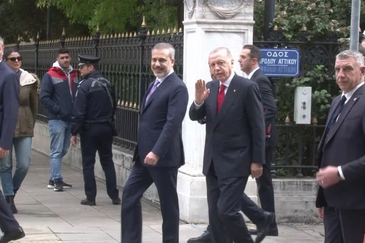 Erdoğan Yunan gazetecinin “Hoş geldiniz” sözlerini yanıtsız bırakmadı
