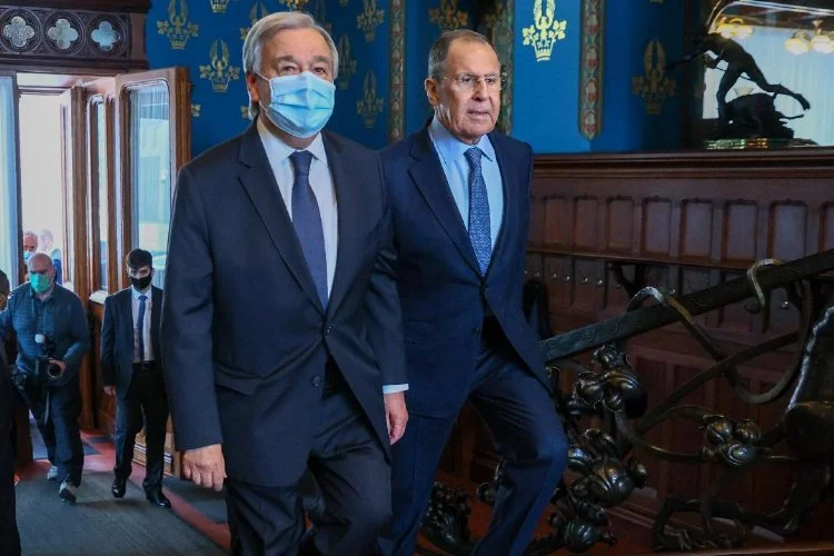 Guterres'ten Lavrov'a: Rusya’nın Ukrayna’daki istilası BM tüzüğünü ihlal ediyor