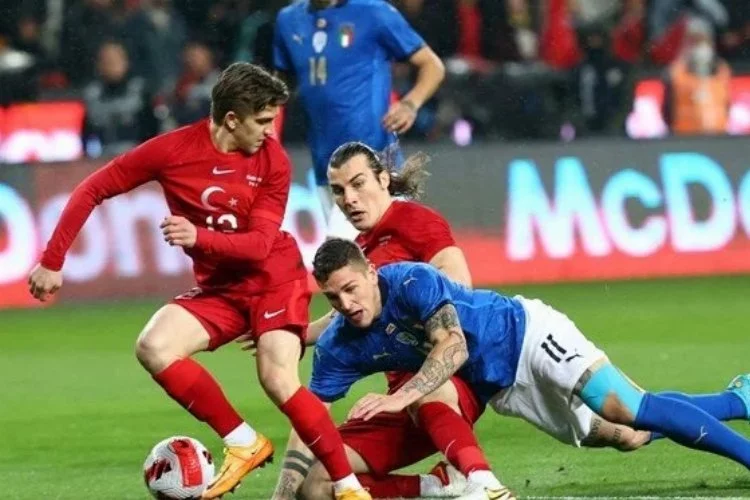 Hazırlık maçında Türkiye İtalya'ya yenildi