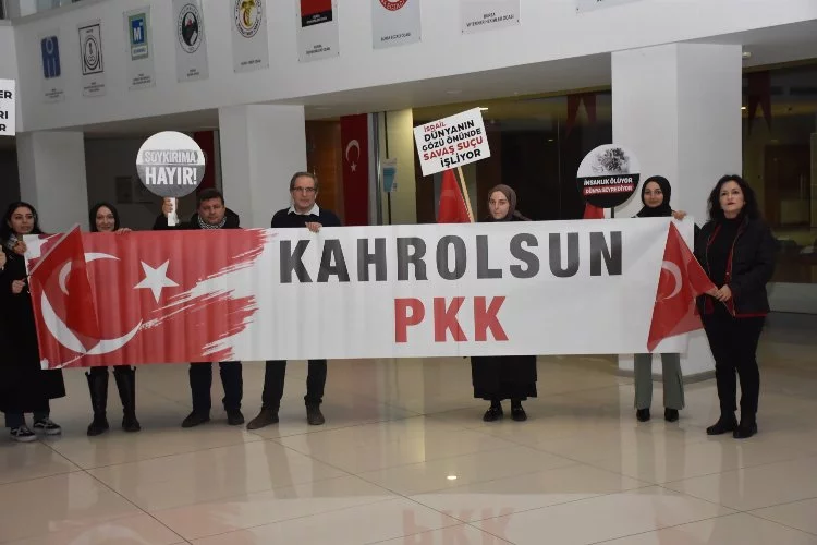 HKMO Bursa Şubesi’nden İsrail ve PKK’ya kınama
