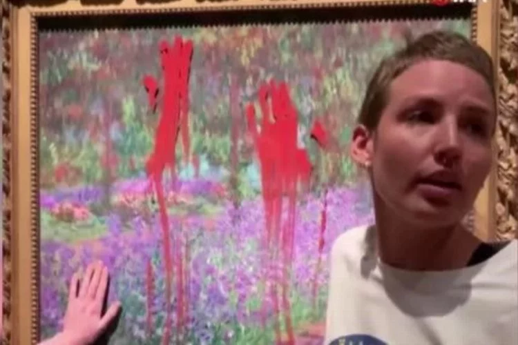 İklim aktivistlerinden Monet tablosuna saldırı