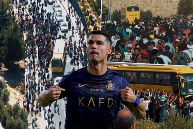 İran'da Cristiano Ronaldo izdihamı