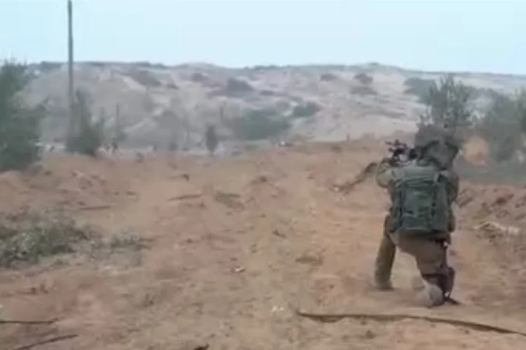 İsrail ordusu, Gazze'deki operasyondan görüntü paylaştı