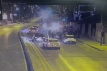 İstanbul’da dehşet: Çarptığı bekçi, takla atıp tavana düştü