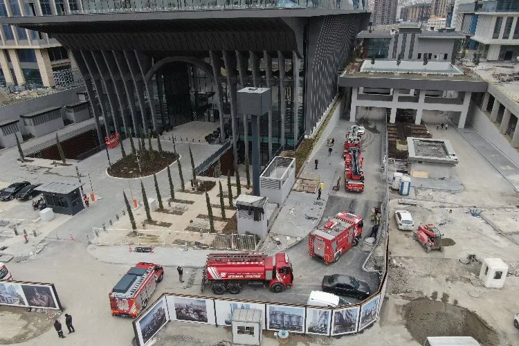 İstanbul Finans Merkezi'nde yangın