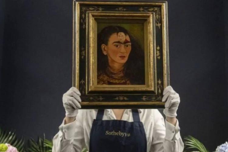Kahlo'nun otoportresine 34,9 milyon dolar!