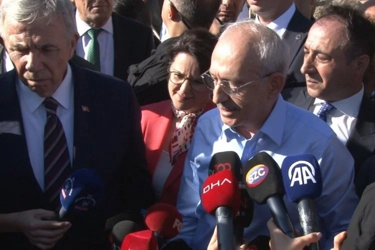 Kılıçdaroğlu Mansur Yavaş'ın adaylığını ilan etti