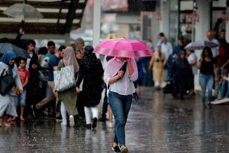 Meteoroloji'den Bursa'ya sağanak uyarısı
