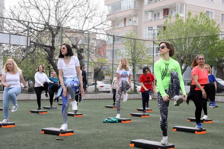 Mudanya Belediyesi’nden açık havada spor etkinliği