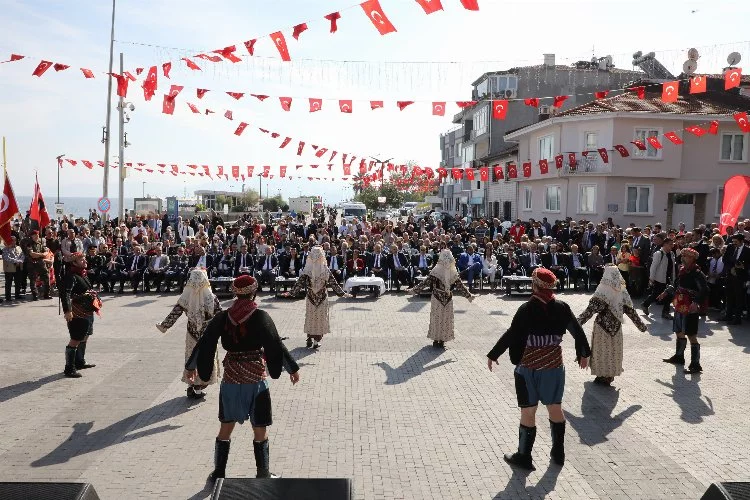 Mudanya’da Mütareke’nin 100. yılına yakışan kutlama