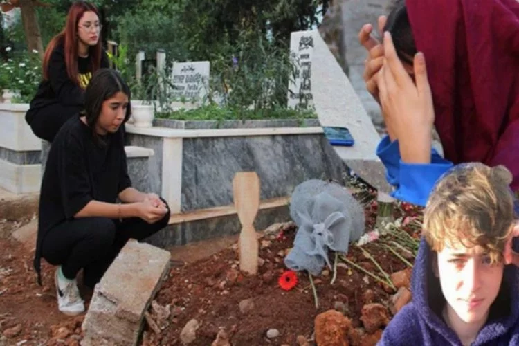 Öğretmeninin evinde ölü bulunan Yiğit, doğum gününde mezarı başında anıldı