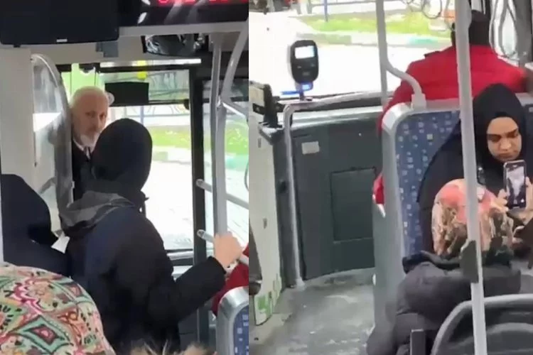 Otobüs şoförü ile yolcu arasında 'bekleme' kavgası