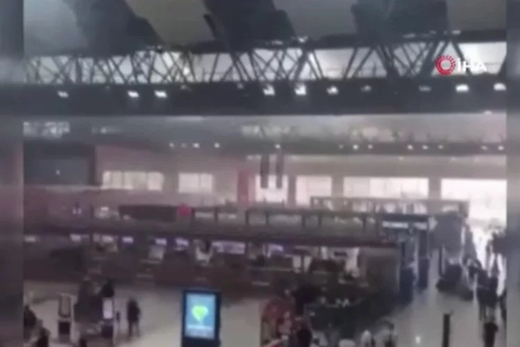Sabiha Gökçen Havalimanı'nda duman paniği