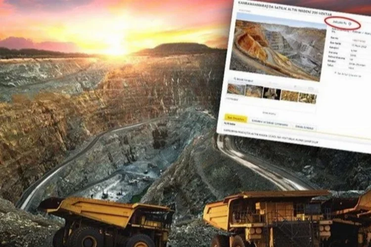 Sahibinden satılık 200 bin liraya "altın madeni" ilanı
