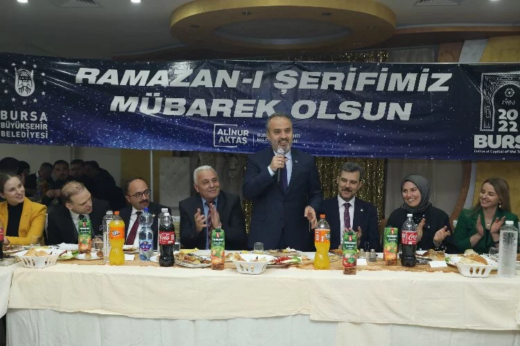Sancak'ta Bursa Büyükşehir'le iftar bereketi