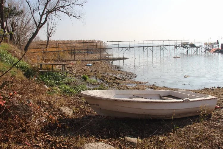 Sapanca Gölü alarm veriyor: Su 40 metre çekildi