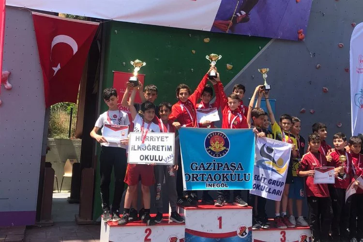 Spor Tırmanış Türkiye Şampiyonları inegöl’den